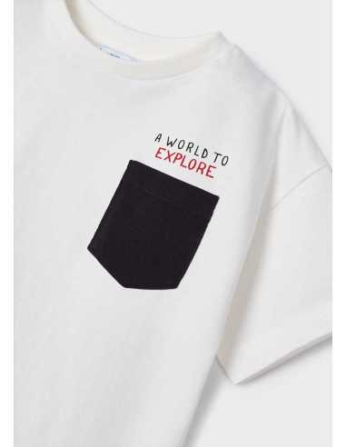 CAMISETA M-C BOLSILLO