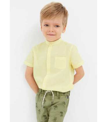 CAMISA M-C CUELLO MAO LINO