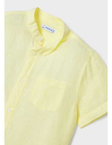CAMISA M-C CUELLO MAO LINO