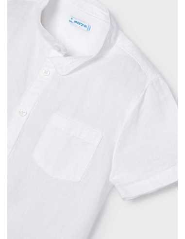 CAMISA M-C CUELLO MAO LINO