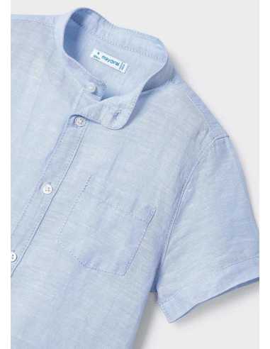 CAMISA M-C CUELLO MAO LINO