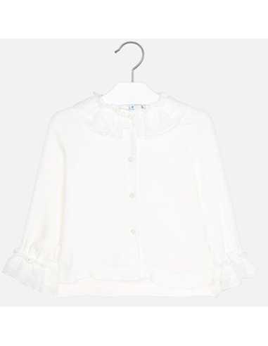 Blusa cuello gasa niña