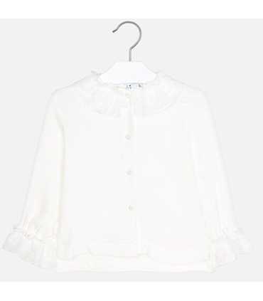 Blusa cuello gasa niña