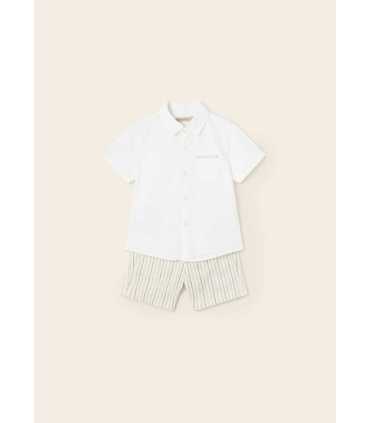 CONJ. BERMUDA LINO VESTIR