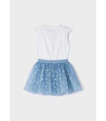 CONJ. FALDA TUL ESTAMPADO