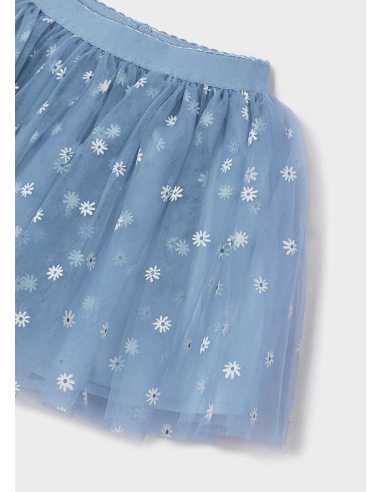 CONJ. FALDA TUL ESTAMPADO