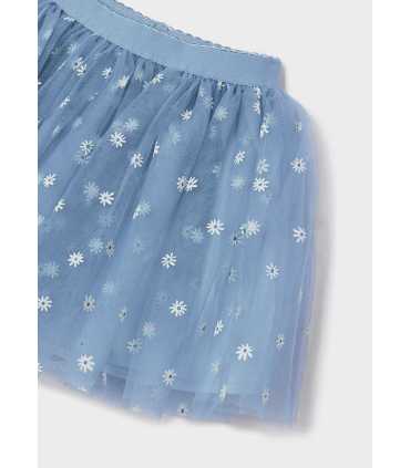 CONJ. FALDA TUL ESTAMPADO