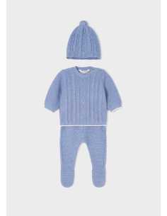 CONJ. POLAINA TRICOT Y GORRO 2