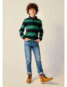 POLO M-L RAYAS BLOQUE