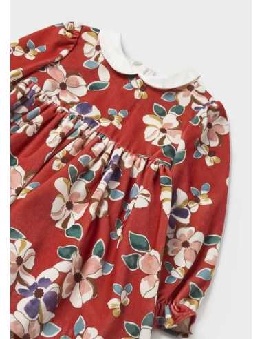 VESTIDO TERCIOPELO ESTAMPADO