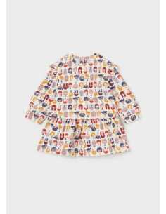 VESTIDO FELPA ESTAMPADO