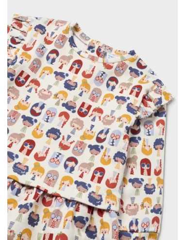 VESTIDO FELPA ESTAMPADO