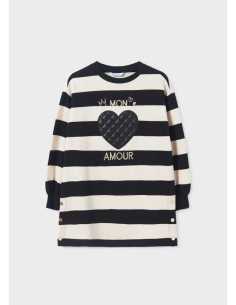 VESTIDO FELPA RAYAS 2