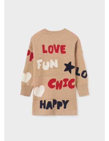 VESTIDO TRICOT ESTAMPADO