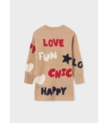 VESTIDO TRICOT ESTAMPADO