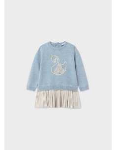 VESTIDO TRICOT COMBINADO 2