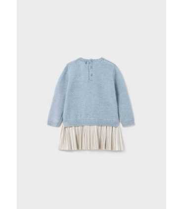 VESTIDO TRICOT COMBINADO