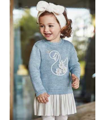 VESTIDO TRICOT COMBINADO