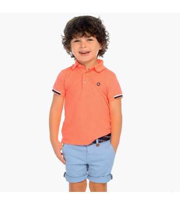 Bermudas piqué cinturón niño