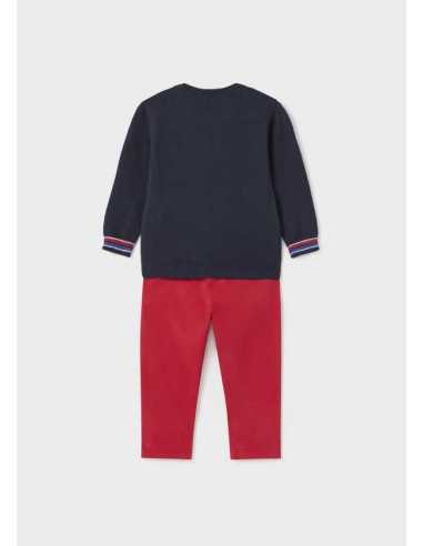 CONJ. PANT. JERSEY INTARSIA