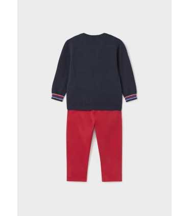 CONJ. PANT. JERSEY INTARSIA