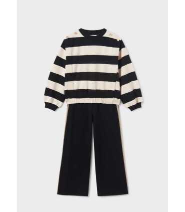 CONJ. PANT. LARGO FELPA