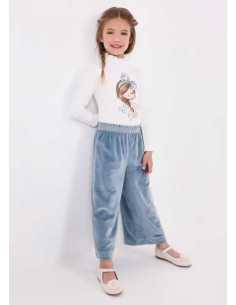 PANT. CROPPED TERCIOPELO