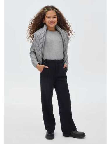 PANT. LARGO PUNTO CREPE