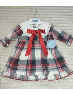 VESTIDO ENTERIZO TELA CUADROS