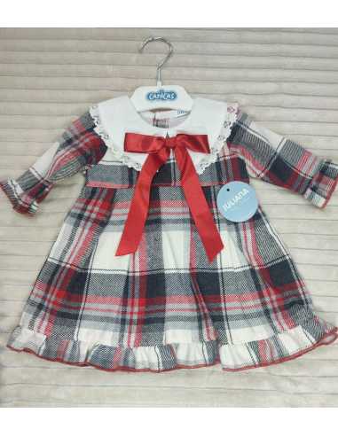 VESTIDO ENTERIZO TELA CUADROS