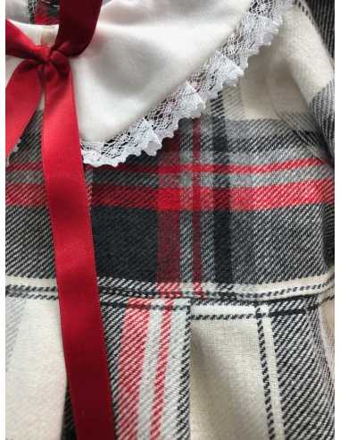 VESTIDO ENTERIZO TELA CUADROS