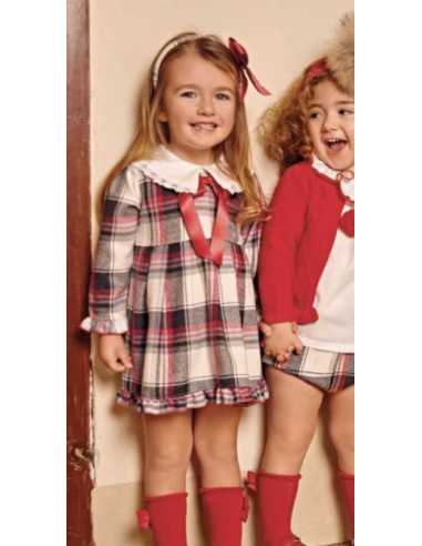 VESTIDO ENTERIZO TELA CUADROS