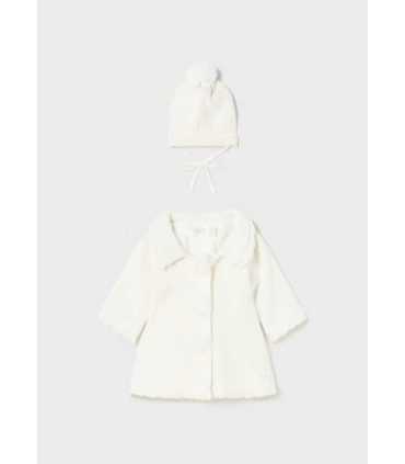 ABRIGO TRICOT Y GORRO