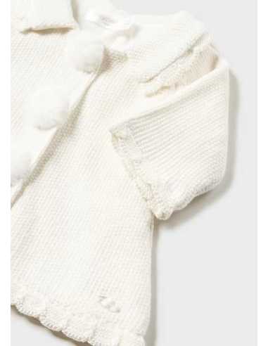 ABRIGO TRICOT Y GORRO