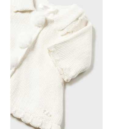 ABRIGO TRICOT Y GORRO