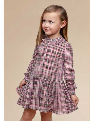 VESTISDO CUADROS GASA