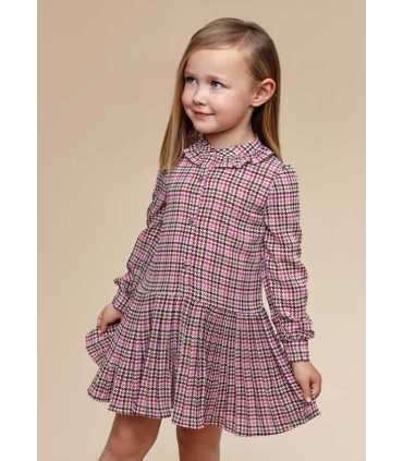 VESTISDO CUADROS GASA