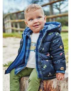 CHAQUETON REVERSIBLE PRINT