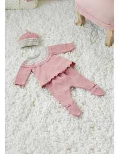 CONJ. POLAINA TRICOT GORRO