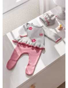 CONJ. POLAINA Y GORRO TRICOT