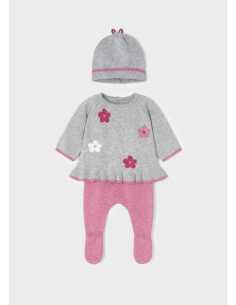 CONJ. POLAINA Y GORRO TRICOT 2