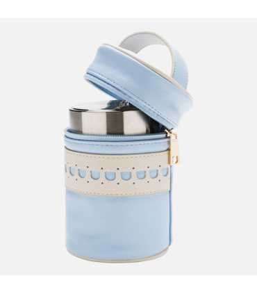 Portapapilla para bebé en polipiel con cremallera