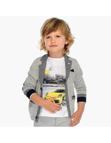 Chaqueta punto vestir niño