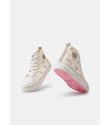 Deportiva bota bordada niña