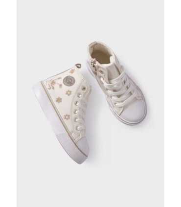 Deportiva bota bordada niña