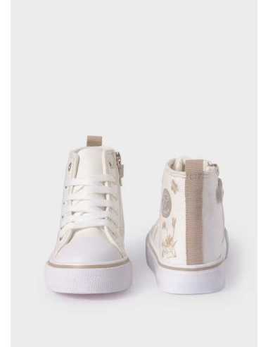 Deportiva bota bordada niña