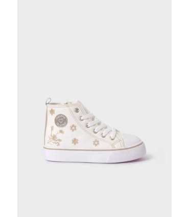 Deportiva bota bordada niña