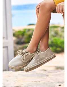 Alpargata cordones niño