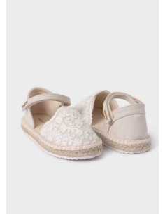 Alpargata encaje niña