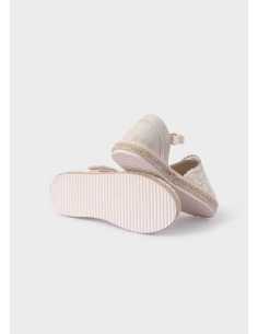 Alpargata encaje niña